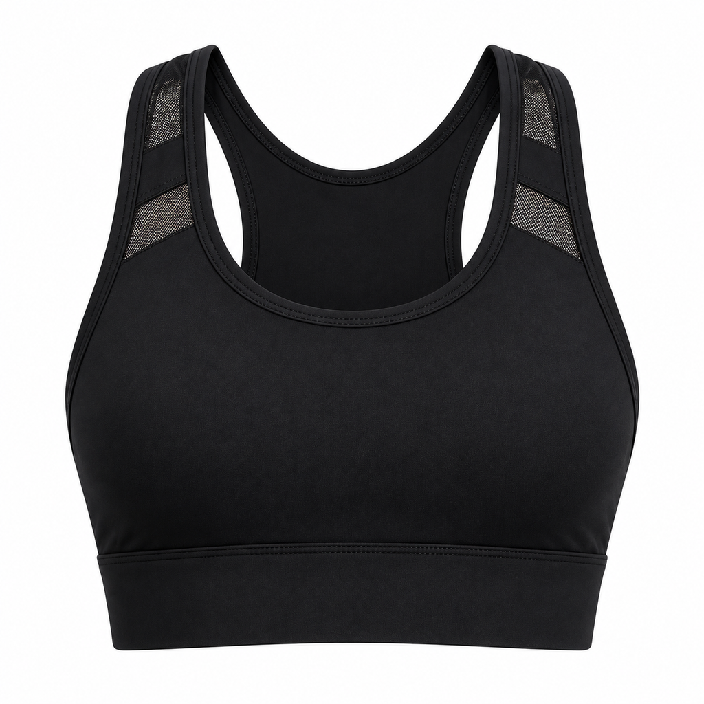 High Support Sports Bra – Black