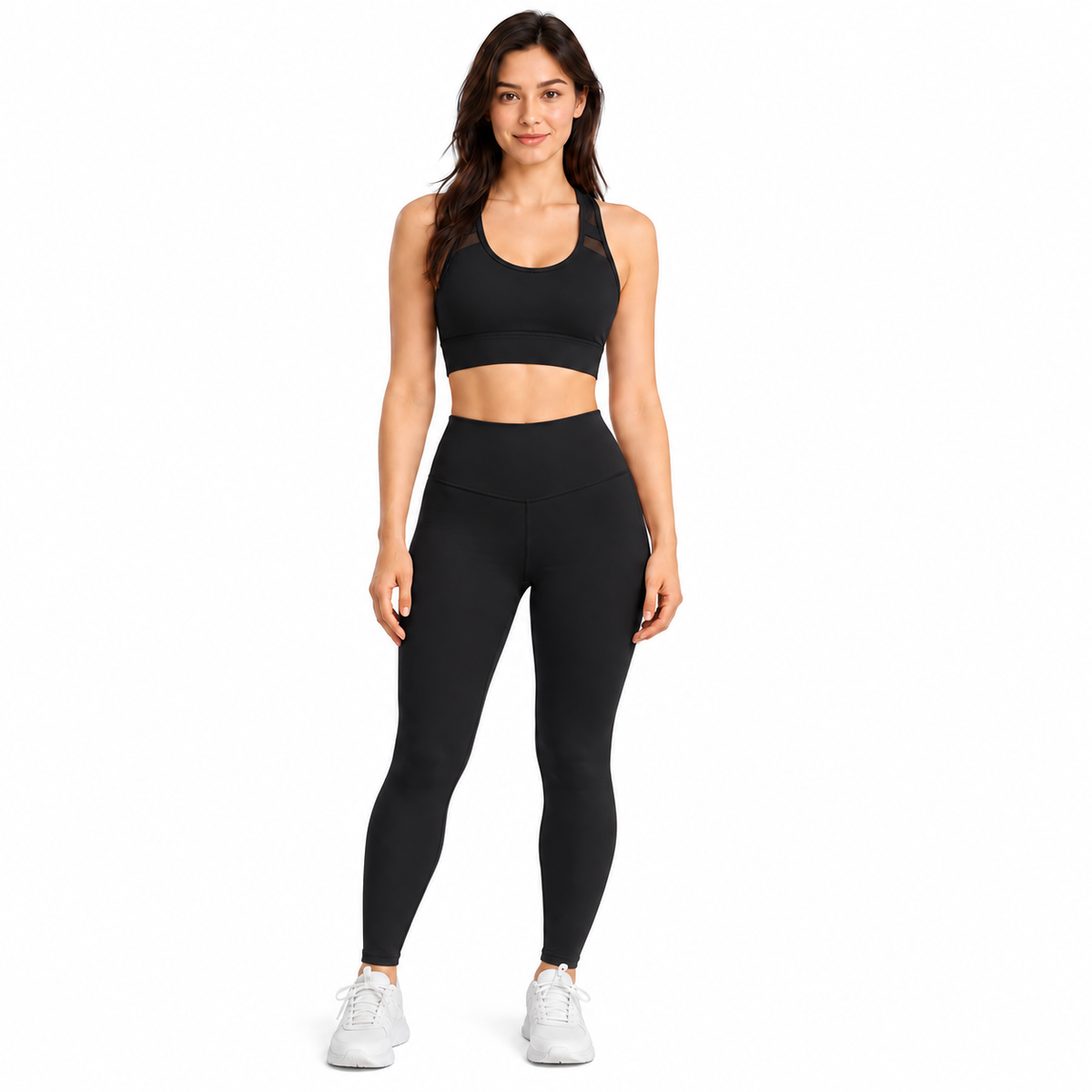 Black Sports Bra & Leggings Combo