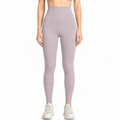 High-Waisted Workout Leggings – Grayish Purple